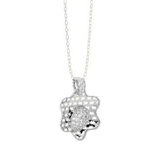 Lily Round Diamond Office Wear Pendant